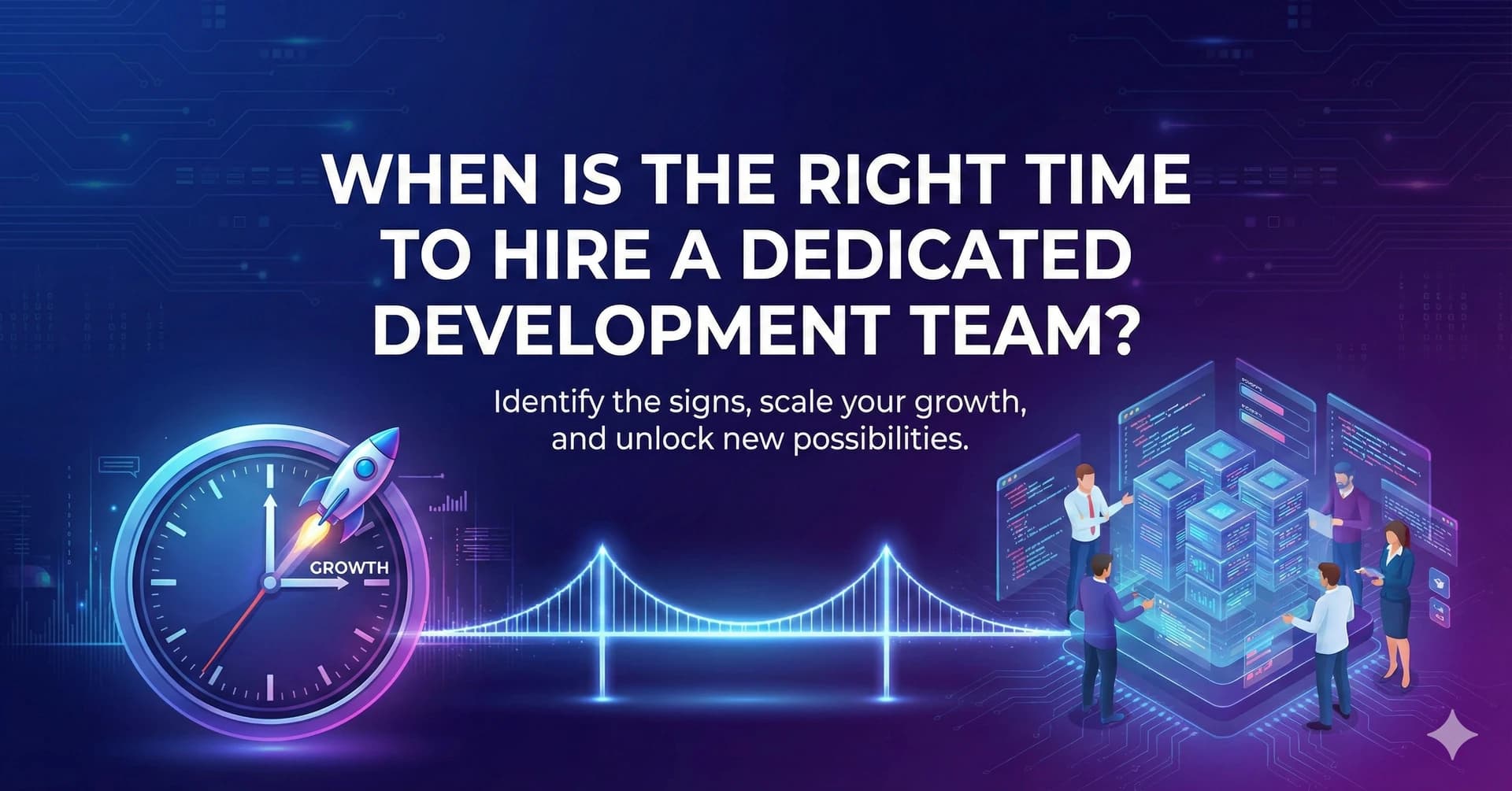 When is the Right Time to Hire a Dedicated Development Team?