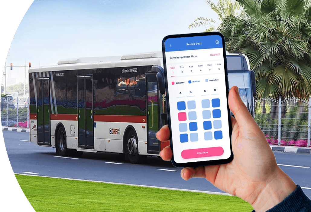 Bus Ticket Booking App Development Banner