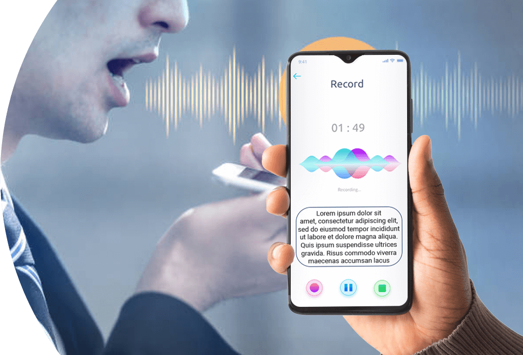 Speech-To-Text Transcription App Development Banner